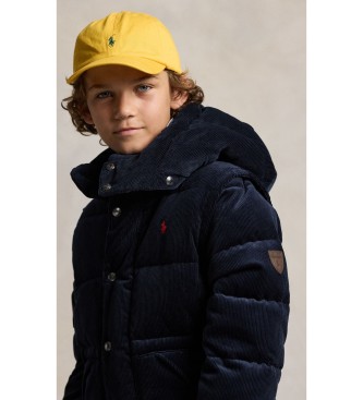 Polo Ralph Lauren Omvormbaar jack van dons en marineblauwe corduroy