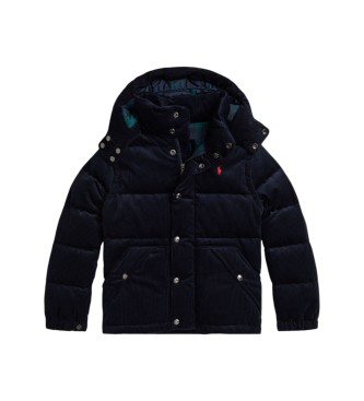 Polo Ralph Lauren Omvormbaar jack van dons en marineblauwe corduroy
