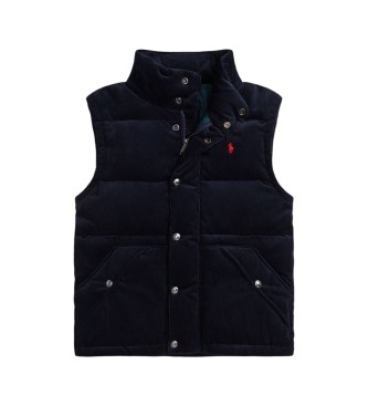 Polo Ralph Lauren Omvormbaar jack van dons en marineblauwe corduroy