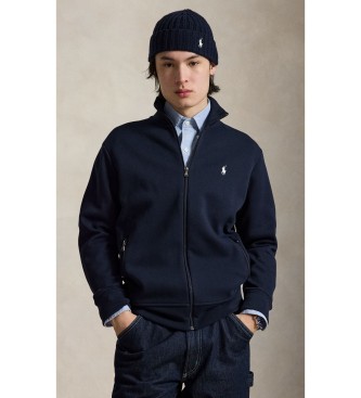Polo Ralph Lauren Jaqueta de fato de treino de malha dupla marinho