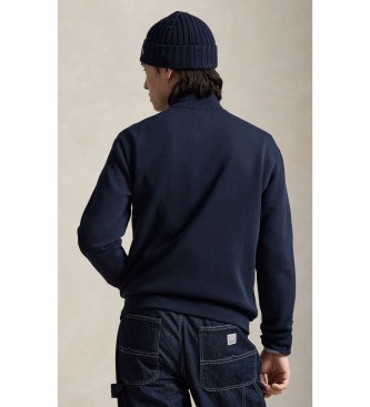 Polo Ralph Lauren Jaqueta de fato de treino de malha dupla marinho