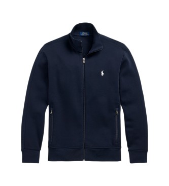 Polo Ralph Lauren Jaqueta de fato de treino de malha dupla marinho