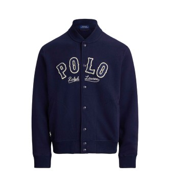 Polo Ralph Lauren Giacca in pile RL con logo blu navy