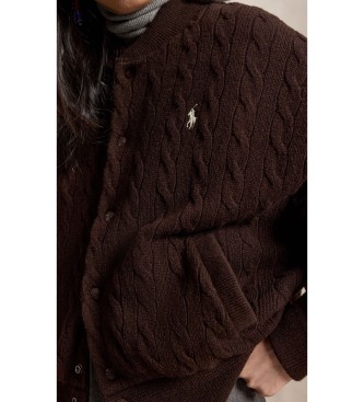 Polo Ralph Lauren Chaqueta de lana y cachemira marrón