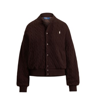 Polo Ralph Lauren Chaqueta de lana y cachemira marrón