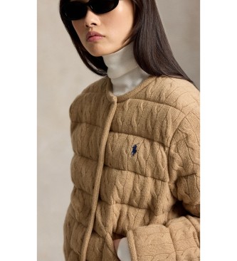 Polo Ralph Lauren Wool and cashmere jacket with beige buttons