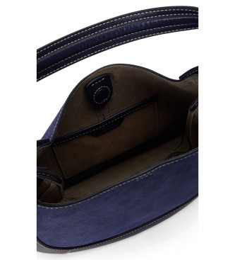 Polo Ralph Lauren Borsa Polo ID in camoscio blu marino