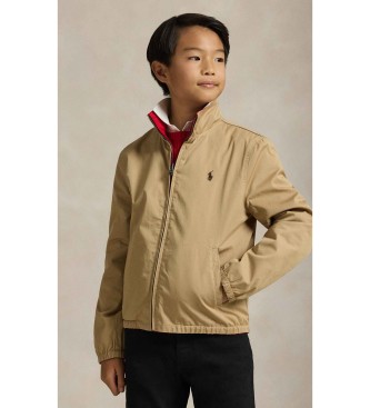 Polo Ralph Lauren Red Polo Bear reversible twill jacket