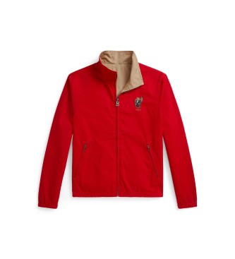 Polo Ralph Lauren Red Polo Bear reversible twill jacket