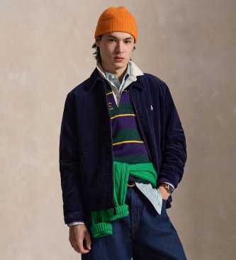 Polo Ralph Lauren Veste Wynton en velours côtelé marine