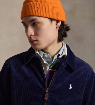Polo Ralph Lauren Veste Wynton en velours côtelé marine