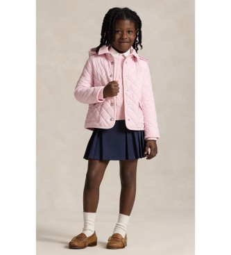 Polo Ralph Lauren Vattenavvisande, rosa, vadderad countryjacka