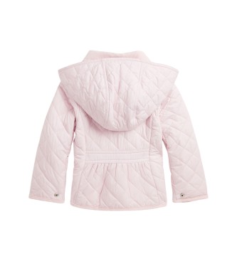 Polo Ralph Lauren Vattenavvisande, rosa, vadderad countryjacka