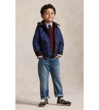 Polo Ralph Lauren Navy blue hooded country-style jacket