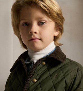 Polo Ralph Lauren Casaco campeiro com capuz verde