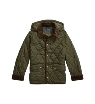 Polo Ralph Lauren Casaco campeiro com capuz verde