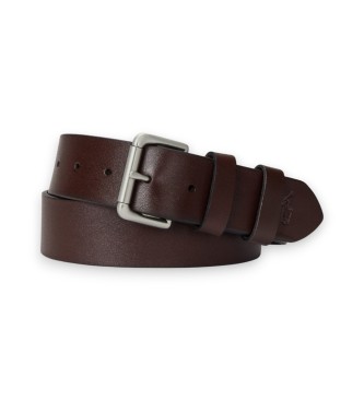 Polo Ralph Lauren Lederg�rtel mit brauner Rollschnalle
