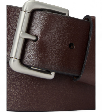 Polo Ralph Lauren Lederg�rtel mit brauner Rollschnalle