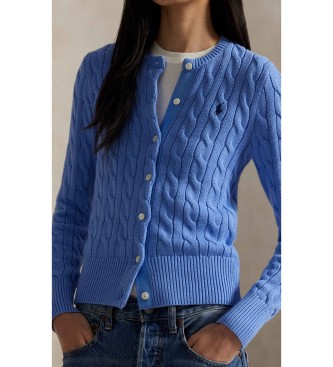 Polo Ralph Lauren Casaco de algod�o em malha de algod�o azul ecru