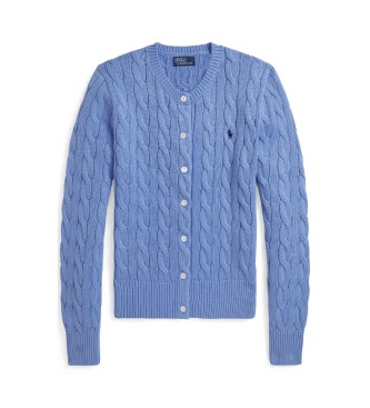 Polo Ralph Lauren Casaco de algod�o em malha de algod�o azul ecru