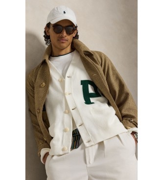 Polo Ralph Lauren Cardigan in cotone Relaxed Fit bianco