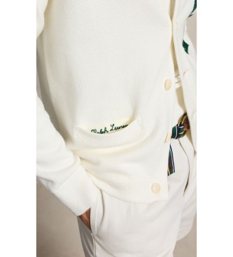 Polo Ralph Lauren Cardigan in cotone Relaxed Fit bianco