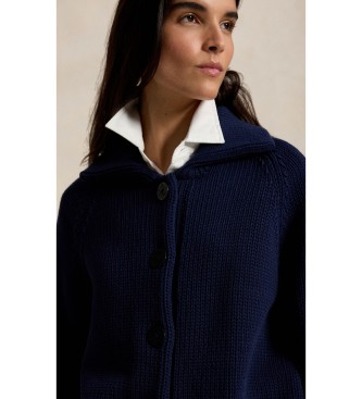 Polo Ralph Lauren Cardigan i marineblå bomuldsblanding
