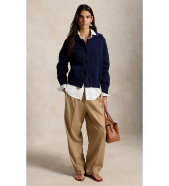 Polo Ralph Lauren Cardigan i marineblå bomuldsblanding