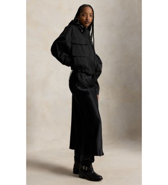 Polo Ralph Lauren Schwarze, taillierte Windjacke