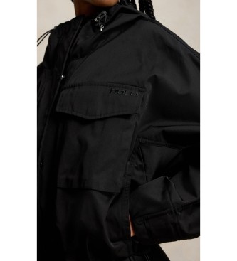 Polo Ralph Lauren Schwarze, taillierte Windjacke
