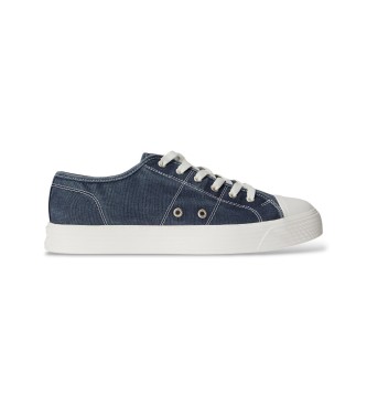Polo Ralph Lauren Ayers marinbl� tv�ttade sneakers med l�g topp