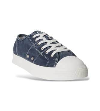 Polo Ralph Lauren Ayers marinbl� tv�ttade sneakers med l�g topp