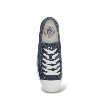 Polo Ralph Lauren Ayers marinbl� tv�ttade sneakers med l�g topp