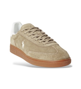 Polo Ralph Lauren Sportieve beige suède Bedford