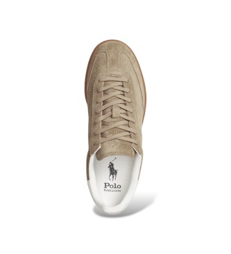 Polo Ralph Lauren Sportieve beige suède Bedford