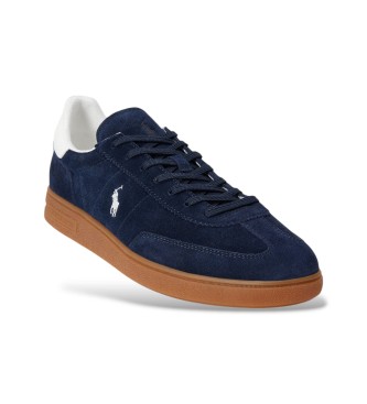 Polo Ralph Lauren Sneakers Bedford in pelle scamosciata blu navy
