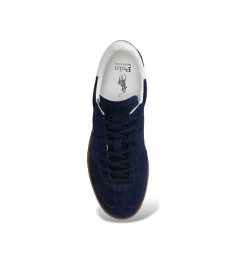 Polo Ralph Lauren Sneakers Bedford in pelle scamosciata blu navy