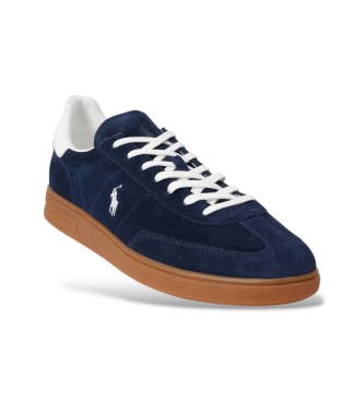 Polo Ralph Lauren Sneakers Bedford in pelle scamosciata blu navy