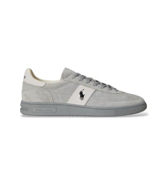 Polo Ralph Lauren Sneakers Bedford in pelle scamosciata grigia