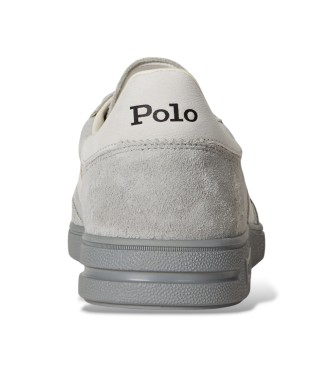 Polo Ralph Lauren Sneakers Bedford in pelle scamosciata grigia