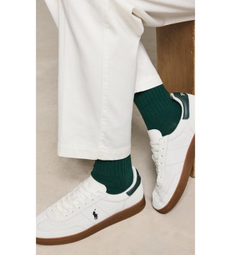 Polo Ralph Lauren Wit su�de Bedford sportschoenen