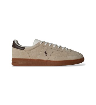 Polo Ralph Lauren Bruine su�de Bedford sportschoenen