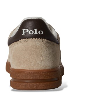 Polo Ralph Lauren Bruine su�de Bedford sportschoenen