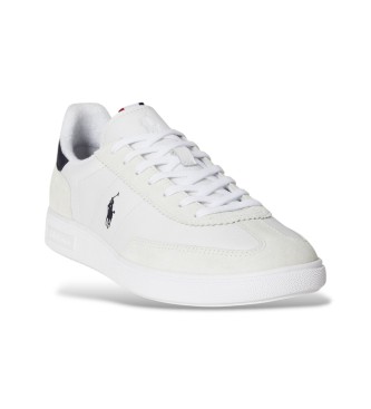 Polo Ralph Lauren Baskets Bedford en cuir et daim blanc
