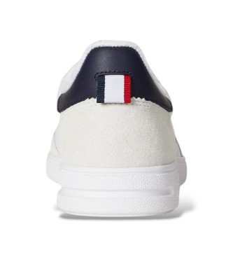 Polo Ralph Lauren Baskets Bedford en cuir et daim blanc