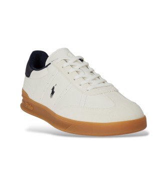Polo Ralph Lauren Heritage Aera - Baskets en daim blanc cass�