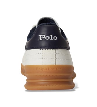 Polo Ralph Lauren Heritage Aera - Baskets en daim blanc cass�