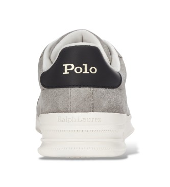 Polo Ralph Lauren Heritage Court II Grau Wildleder Turnschuhe