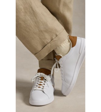 Polo Ralph Lauren Zapatillas Heritage Court II de piel blanco