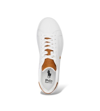 Polo Ralph Lauren Zapatillas Heritage Court II de piel blanco